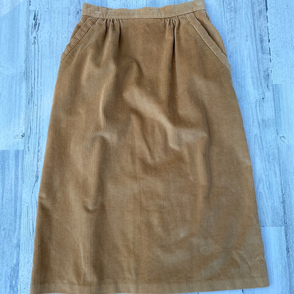 2 FOR $20 - Highwaisted Corduroy Pencil Skirt